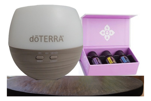 Doterra Difusor Pétalo + Kit De Aceites Esenciales