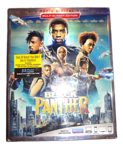 Black Panther - Pantera Negra - Importada - Bluray (Usado)