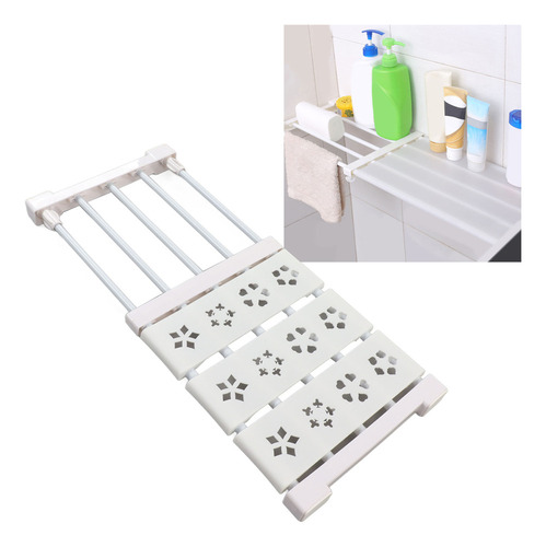 Estante Extensible Para Armario, Blanco, Sin Taladrar, Teles Color Fix