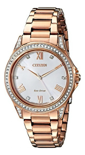 Reloj Mujer Citizen Em0233-51a Cuarzo Pulso Dorado Just Watc