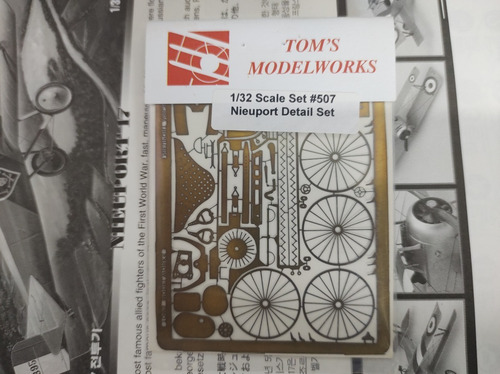 1/32 Nieuport 17 Xvii Caça Francês Ww1 + Photo-etched