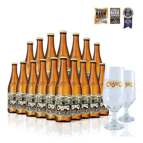 Cerveza Charro 22 Pack + 2 Chalices