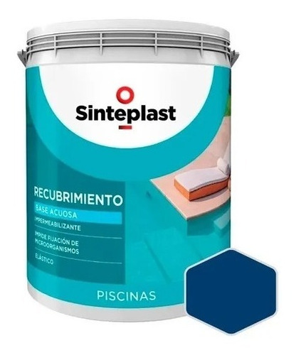 Recuplast Piletas Piscinas Acuosa 4l Al Agua Sinteplast