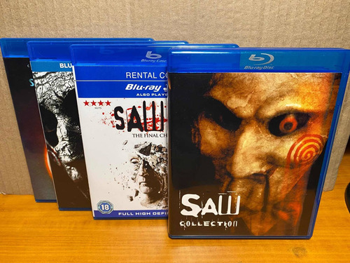 Saw Coleccion Completa En Blu-ray 9 Películas. Envío Gratis!