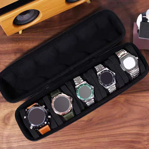 Estuche Enrollable Para Reloj De 5 Ranuras, De Espacio