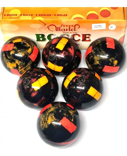 Jogo bocha tradicional 12 pcs 1300gr mundial bola carlito