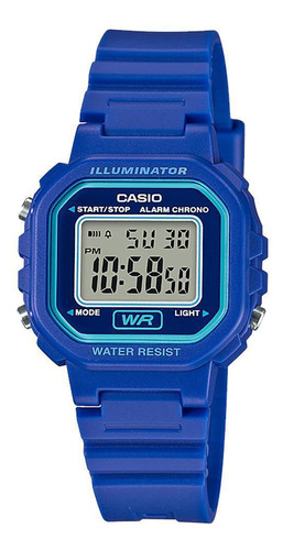 Relógio Feminino Casio Quadrado La-20wh-2adf