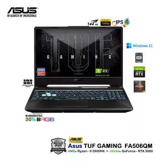 Asus Tuf Gaming Ryzen 9-5900hx 32gb 512gb 15.6fhd Rtx 6g W11