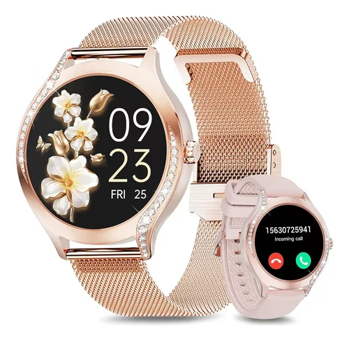 Reloj Inteligente Mujer Responder/Hacer Llamadas/Marcar Bluetooth 5.2