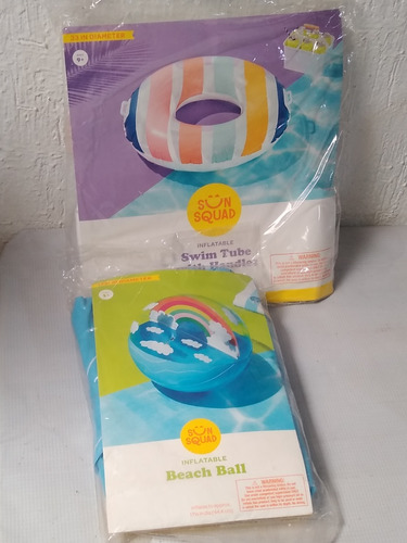 Inflables Pelota Y Dona Con Agarraderas 2pz 123132/k1k3/3 (Usado)
