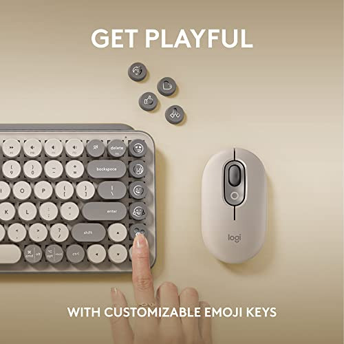 Logitech Pop Keys Teclado Inalámbrico Mecánico Con Teclas Em