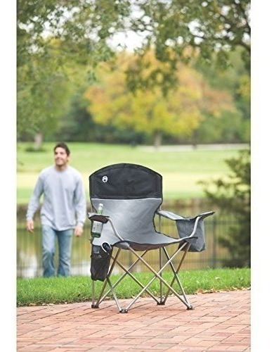Sillon Plegable Camping Director Grande Coleman Conservadora Color Gris