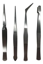 Comprar Juego De 4 Pinzas Precisión Tweezer Acero Inoxidable 310-001