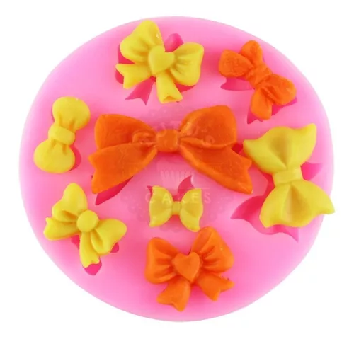 Molde Silicona Fondant Mini Lazos – Ango