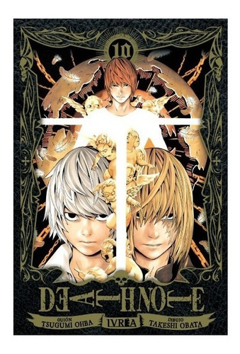 Death Note Manga Tomo 10 Comic Ivrea Lelab