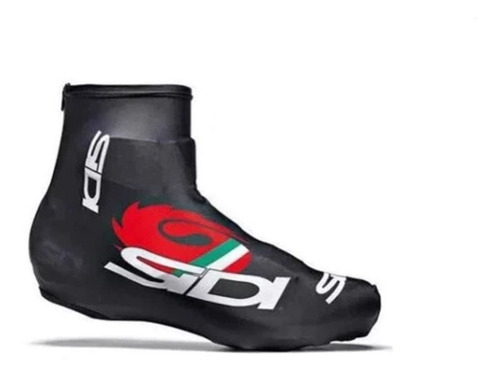 Cubre Zapatos De Ciclismo Bicicleta Sidi Color Negro / Rojo