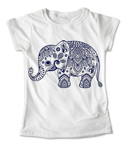 Blusa Animal Colores Playera Estampado Elefante Arabe #184
