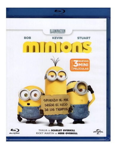 Minions Pelicula Original Blu-ray + Dvd