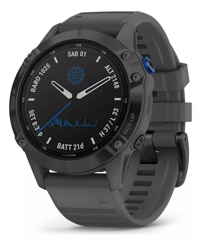 Reloj Gps Garmin Fenix 7 Pro Zafiro 47mm Color De La Caja Negro Color Del  Bisel Negro Diseño De La Correa Quickfit