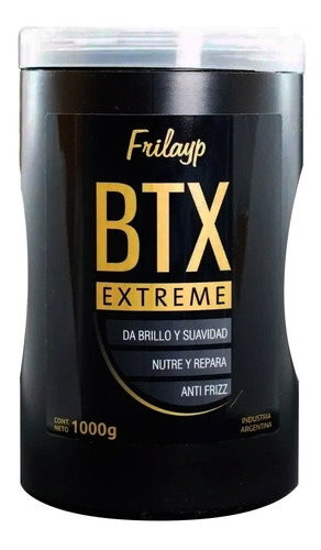 Baño De Crema Btx Extreme Frilayp Anti Frizz X 1000 Local