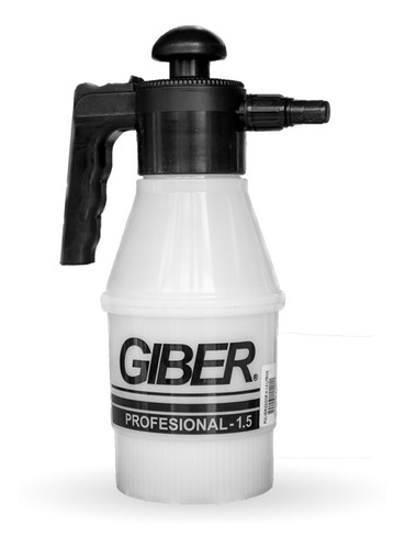Pulverizador Fumigador Giber Pro 1,5lts Presion - Prestigio Color Blanco / Negro