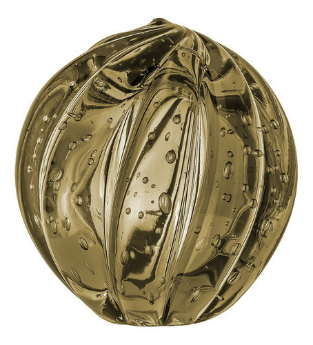 Bola Pitaya Med Murano-gold Transluc Lxaxp-11x11x11cms