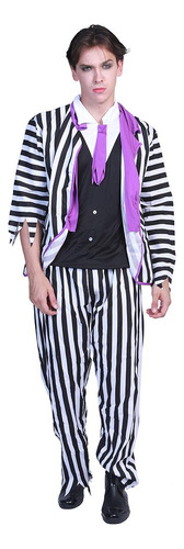 Disfraces De Beetlejuice De Lujo Para Hombre De Talla Grande