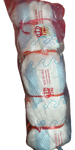 Paño Red De Pesca Malla Hilo 0,60 Malla 6 Cm Alto 5,76 100 M Blanco
