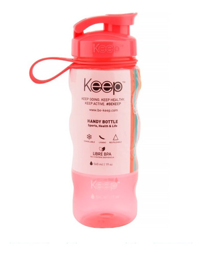 Botella Keep Rosa 560ml