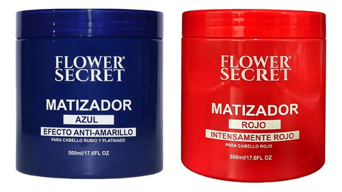  Matizador Intensamente Rojo + Matizador Azul Anti Amarillo