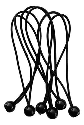 6 Piezas Tensor Reutilizable Tensor De Goma Negro