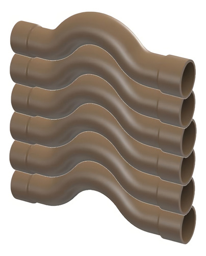 Kit 6 Curva De Transposição Soldável 3/4'' (25mm) Tigre