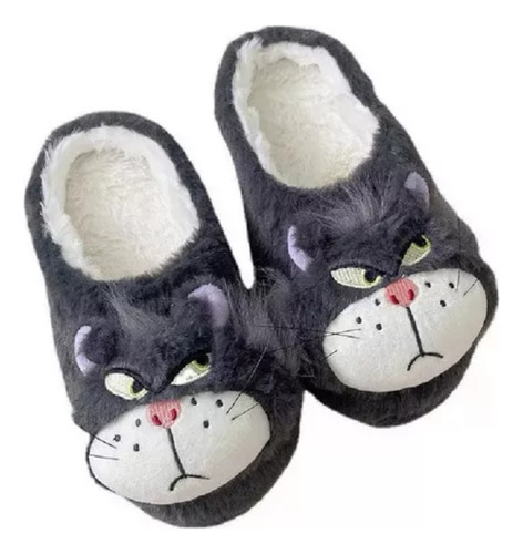 Zapatillas De Casa De Felpa Cálidas Y Modernas Para Mujer