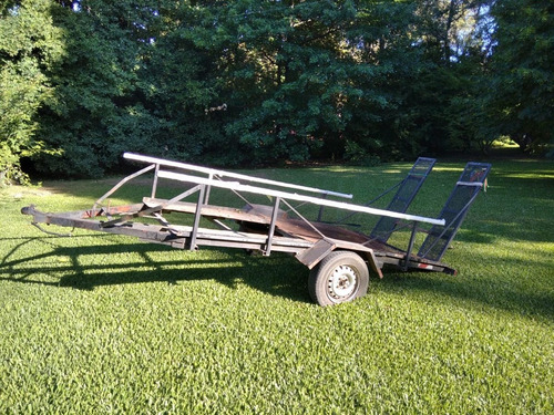 Trailer Doble Para Cuatriciclos, Con Rampa. Zona Oeste