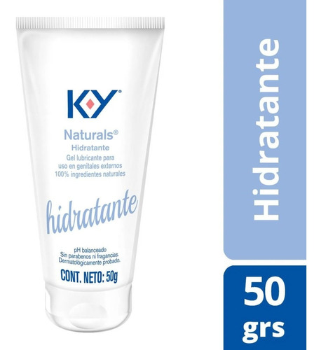 Ky Gel Lubricante Naturals Hidratante 50g