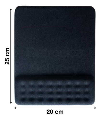 Imagem 2 de 4 de Mouse Pad Em Gel Ergonomico Com Apoio Multilaser Ac365