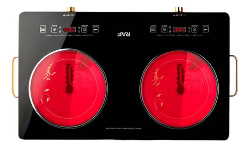 Cocinilla Infrarroja Encimera 2 Platos Eléctrica Raf R.8088