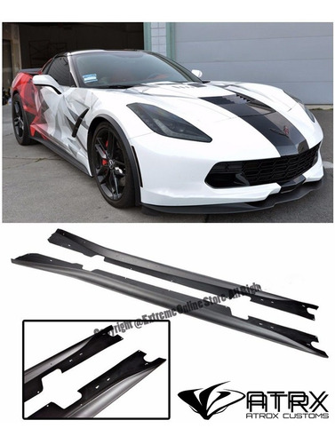 Estribos Faldón Lateral Slim Chevrolet Corvette C7 2014 2019