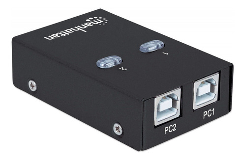 Switch Hi-speed Usb 2.0 Manhattan 162005 2 Puertos