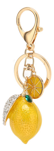 Llavero Pequeño Con Forma De Limón, Metal Fuerte, Pequeño Di