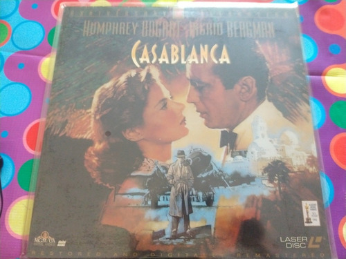 Casa Blanca Lp Humphrey Bogart Laser Disc Sellado Z