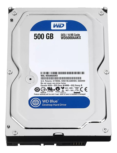 Disco Duro 500gb Wd Blue Sata3