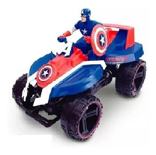 Capitan America Cuatriciclo Friccion Avengers Marvel Auto