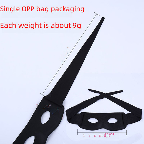 Pvc Buzoro Blue - New Zorro Mask Simple Elegance Party