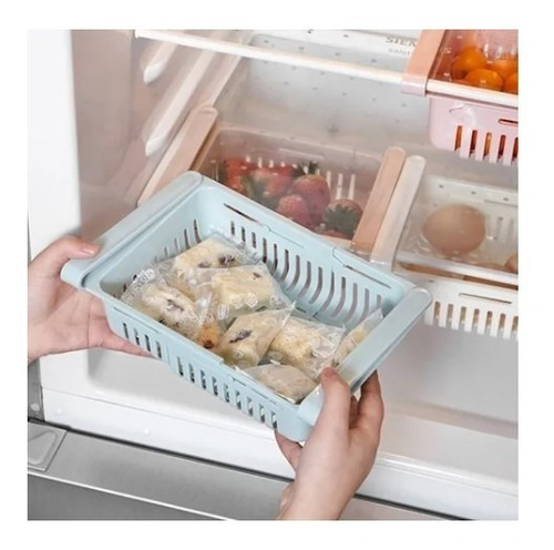 Imagen 1 de 3 de Cesta Organizador De Refrigerador Multifuncional