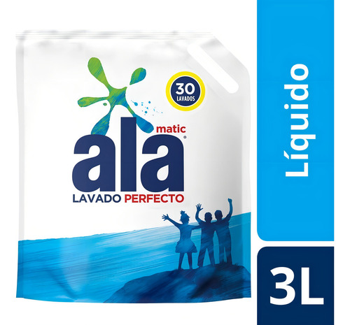Jabon Liquido Ala Para Ropa X 3 Lt Repuesto Economico
