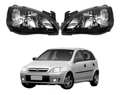 Par Farol Novo Corsa Hatch 1.0 2004