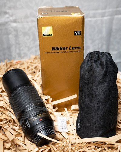 Lente Nikon Af-p Nikkor 70-300mm F/4.5-5.6e Ed Vr