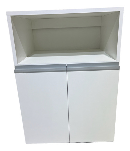 Mueble De Cocina Mesa Auxiliar, Microondas Y Puertas