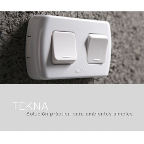 Toma Computacion Exterior Rj45 Cat-6 Tekna Kalop Color Blanco